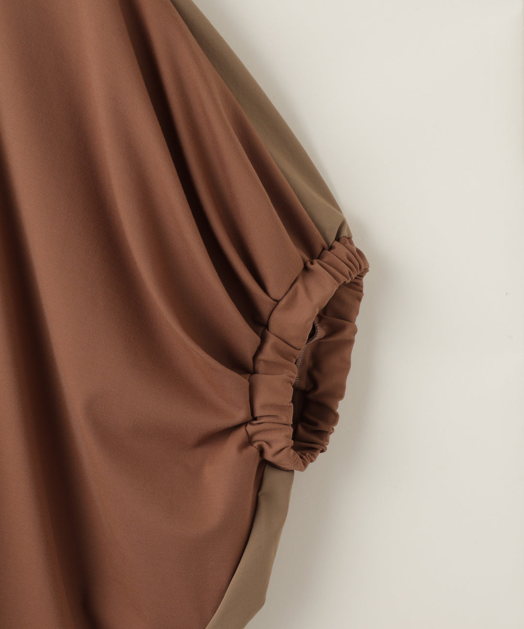 Knit and Woven Combo Cut-and-Sewn Top