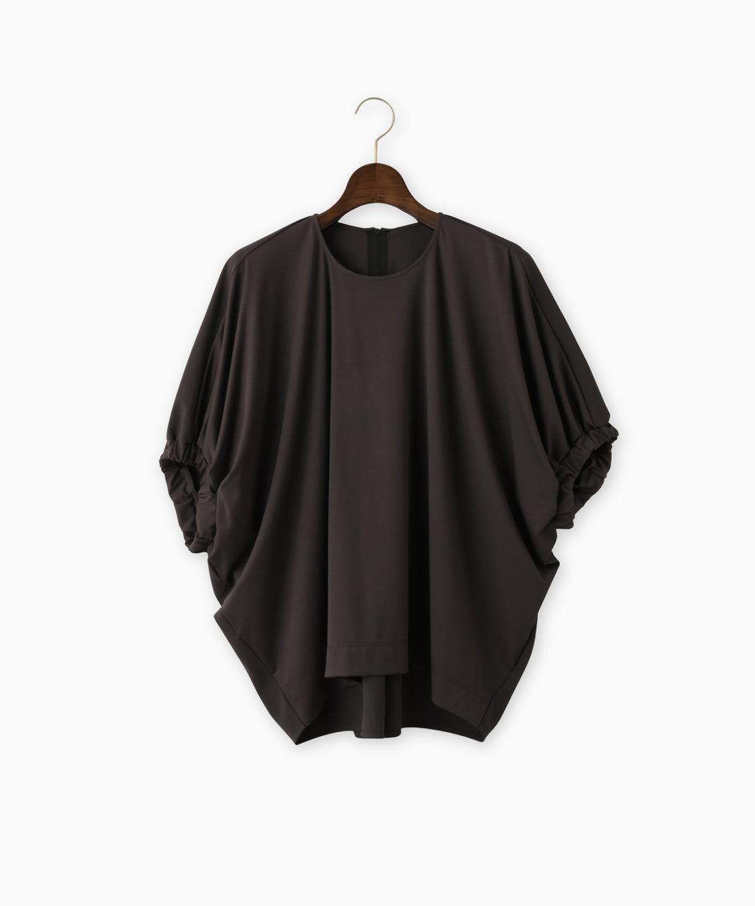 Knit and Woven Combo Cut-and-Sewn Top