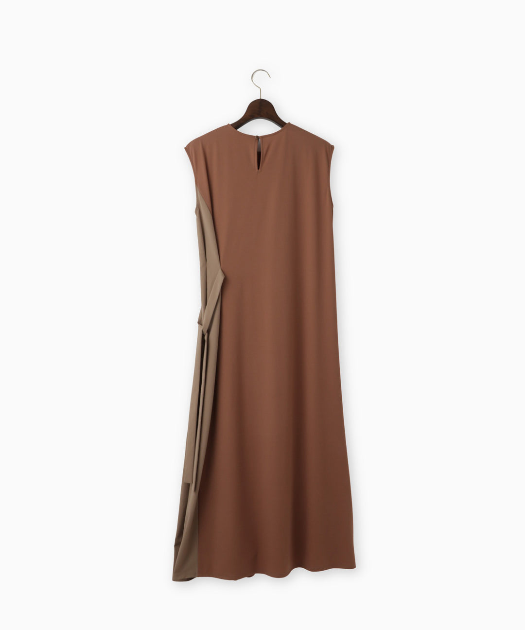 Side Ribbon Bi-Color Dress