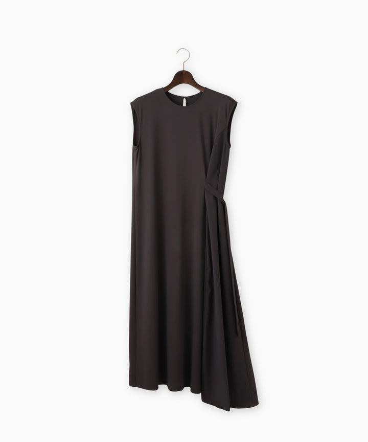 Side Ribbon Bi-Color Dress