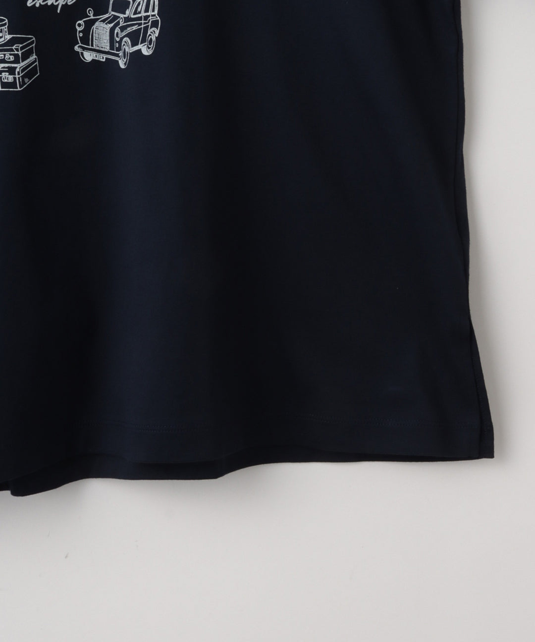 ロンドンモチーフコットンTシャツ