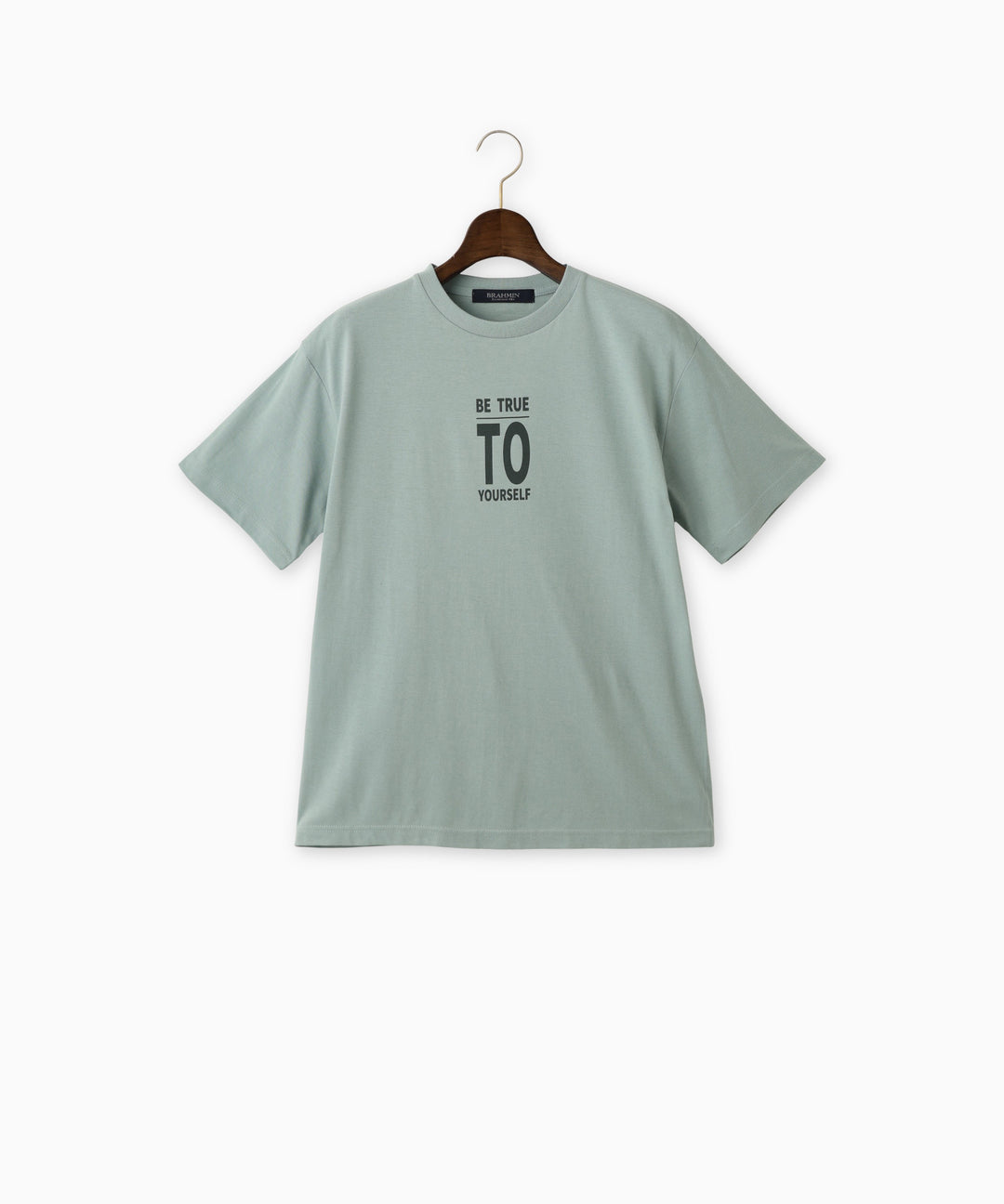メッセージプリントコットンTシャツ
