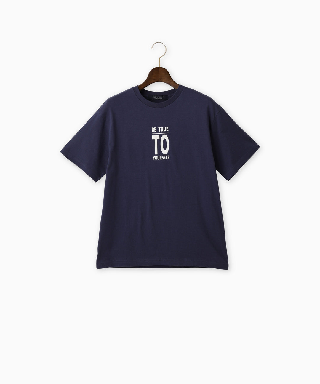 メッセージプリントコットンTシャツ