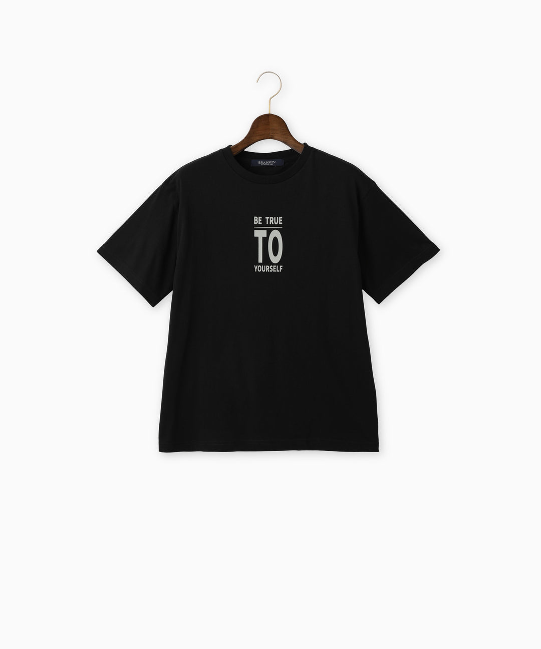 メッセージプリントコットンTシャツ