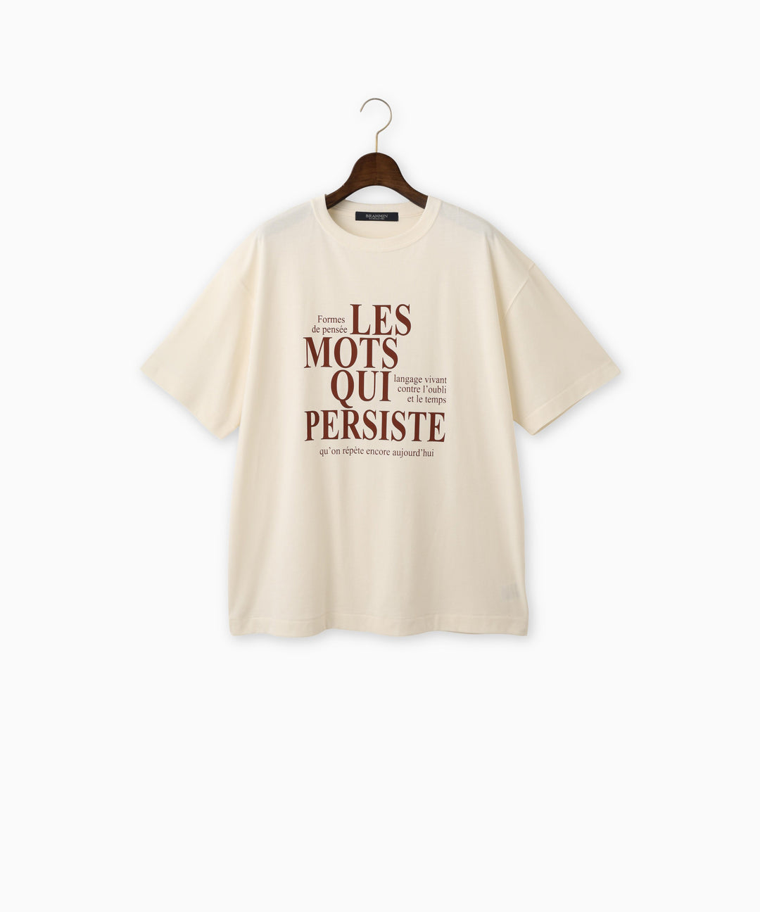 メッセージロゴプリントTシャツ