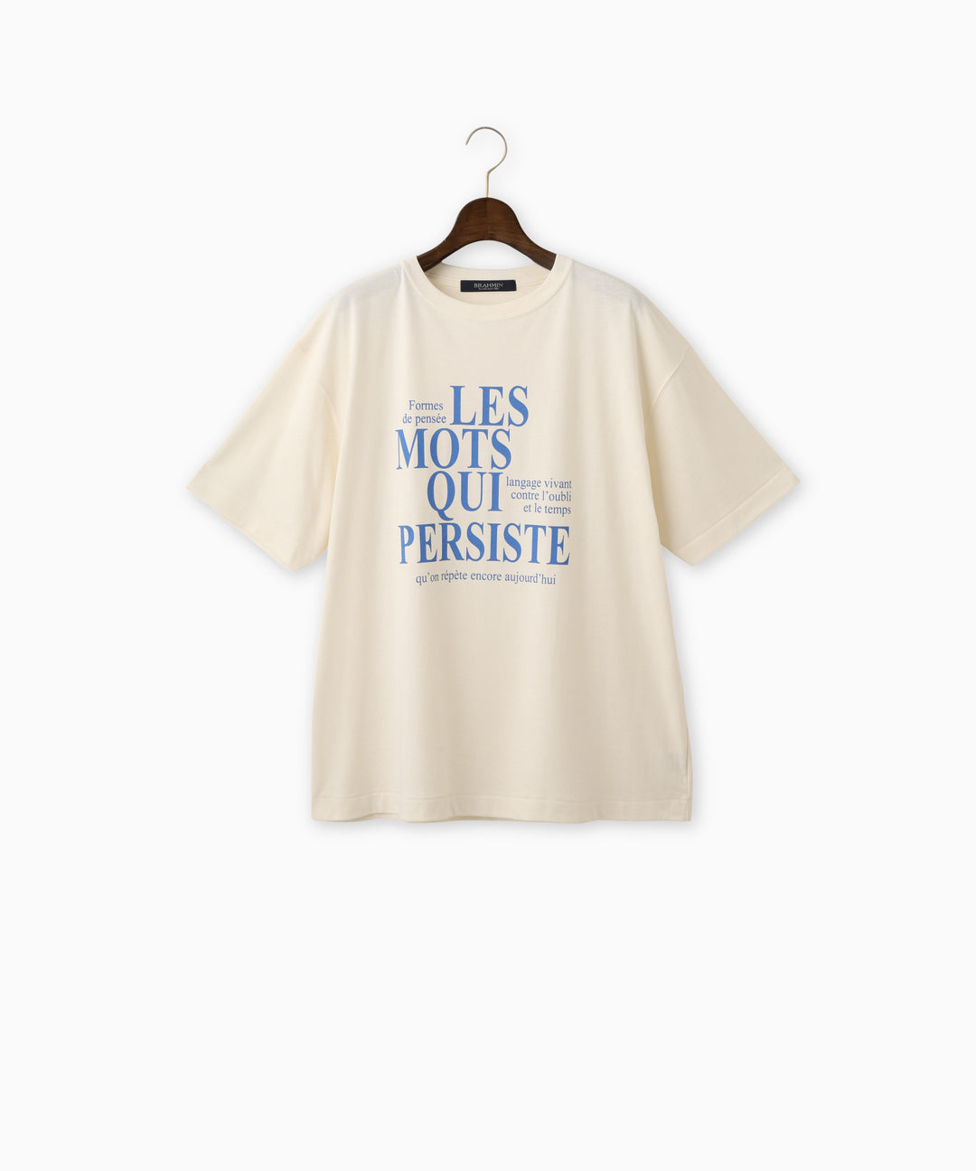 メッセージロゴプリントTシャツ