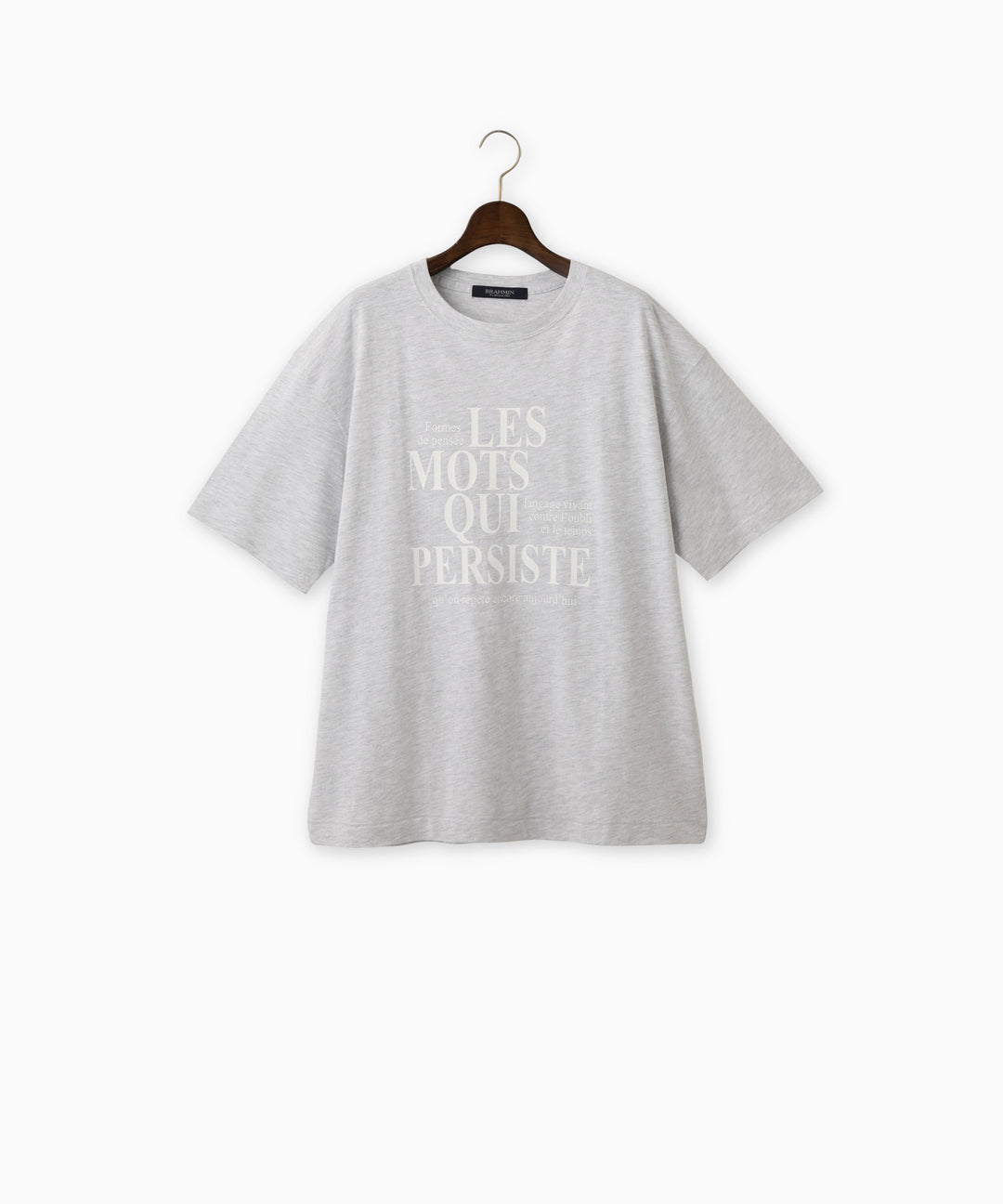 メッセージロゴプリントTシャツ