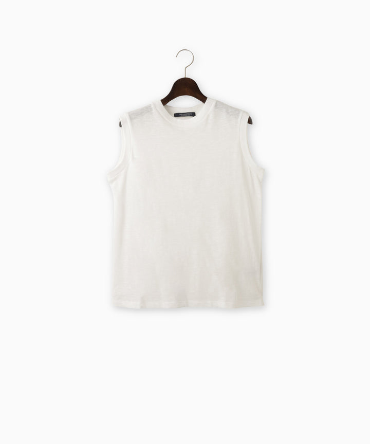 シアーノースリーブTシャツ