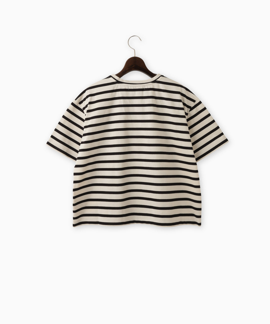 フラワープリントボーダーTシャツ