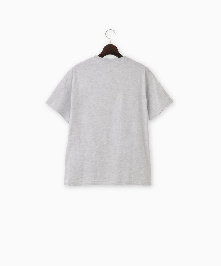 刺繍ロゴプリントクルーネックＴシャツ