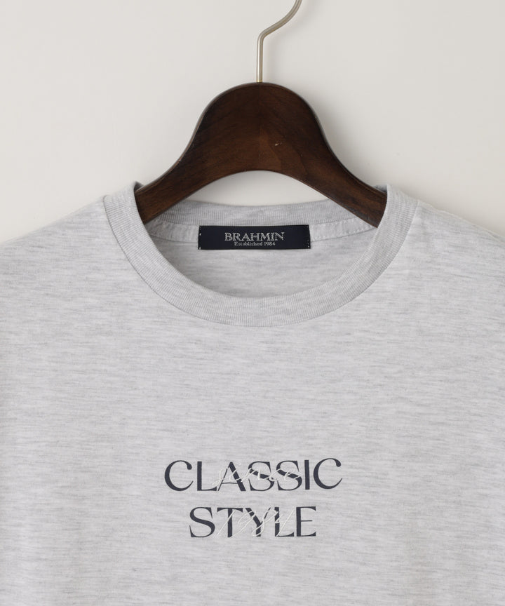 英字ロゴプリントTシャツ