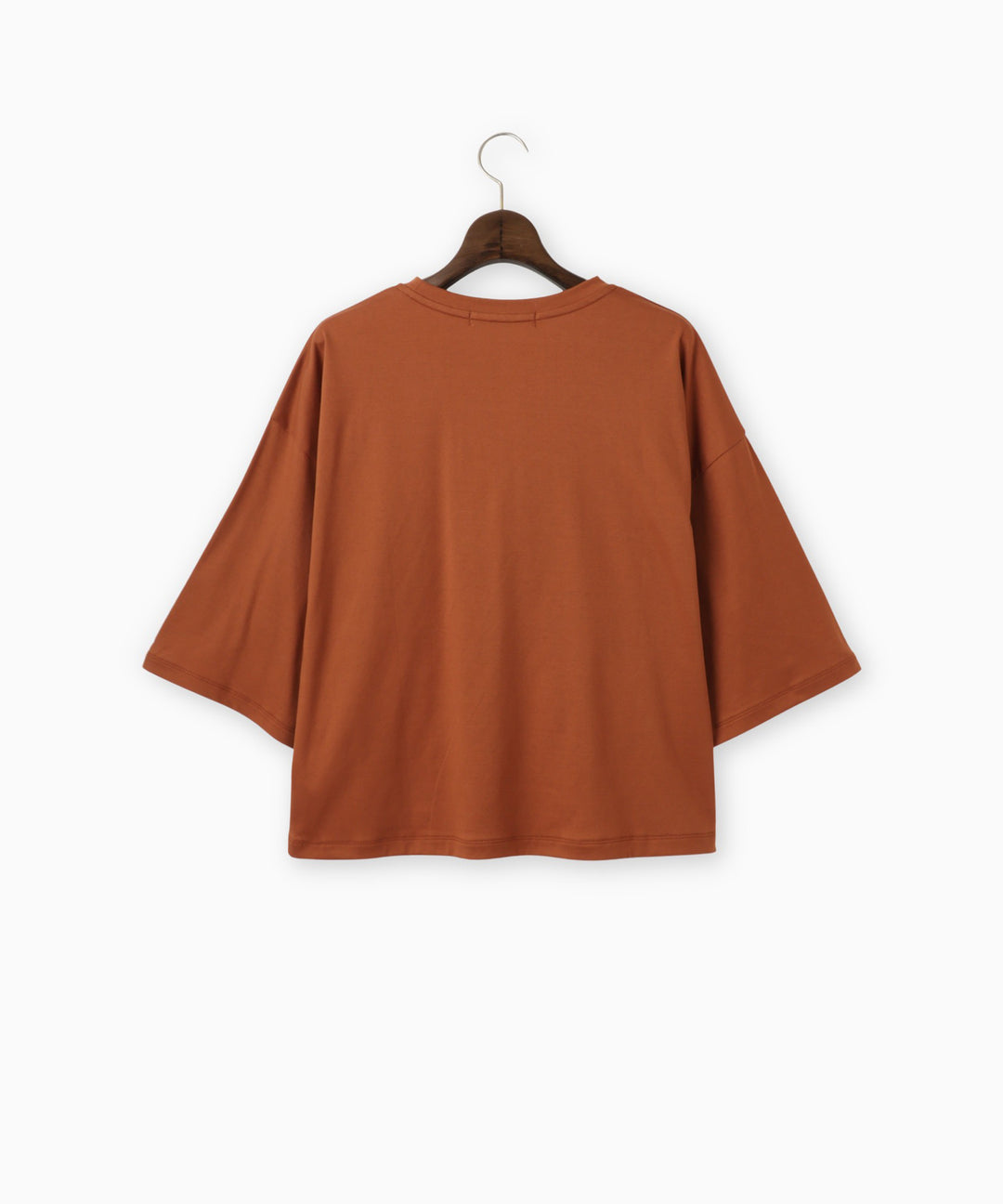袖スリットロゴプリントTシャツ