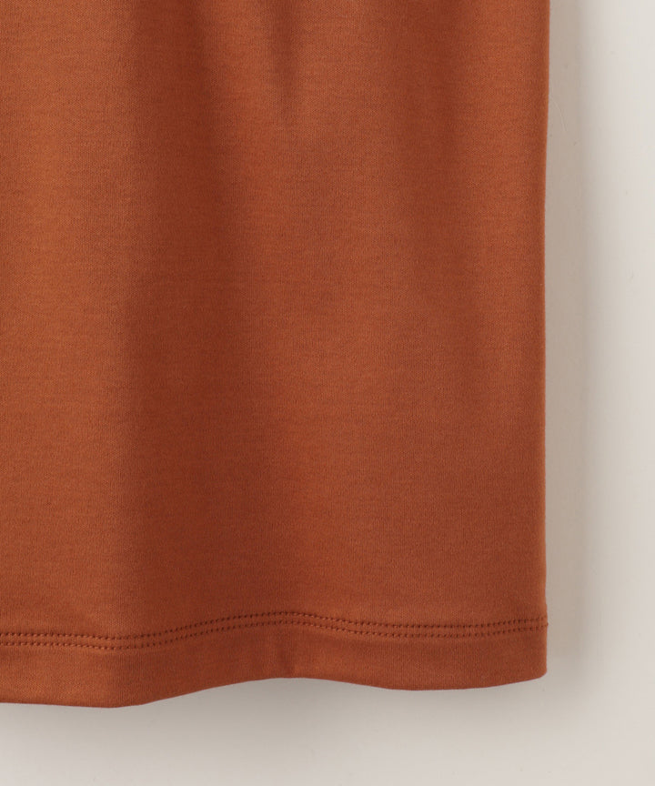 袖スリットロゴプリントTシャツ