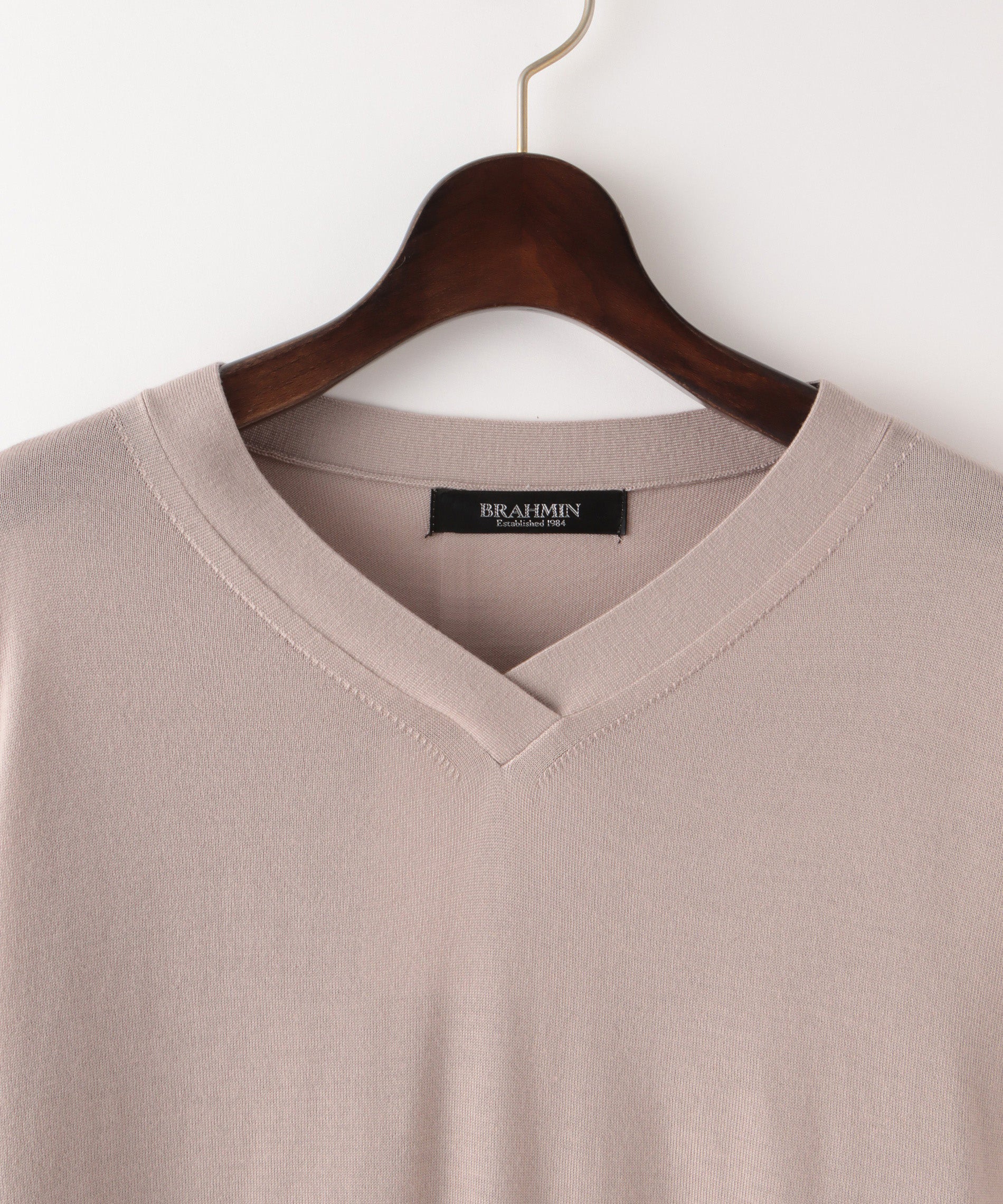 16GリブVネックニット – FACE SANS FARD 16GリブVネックニット – FACE SANS FARD