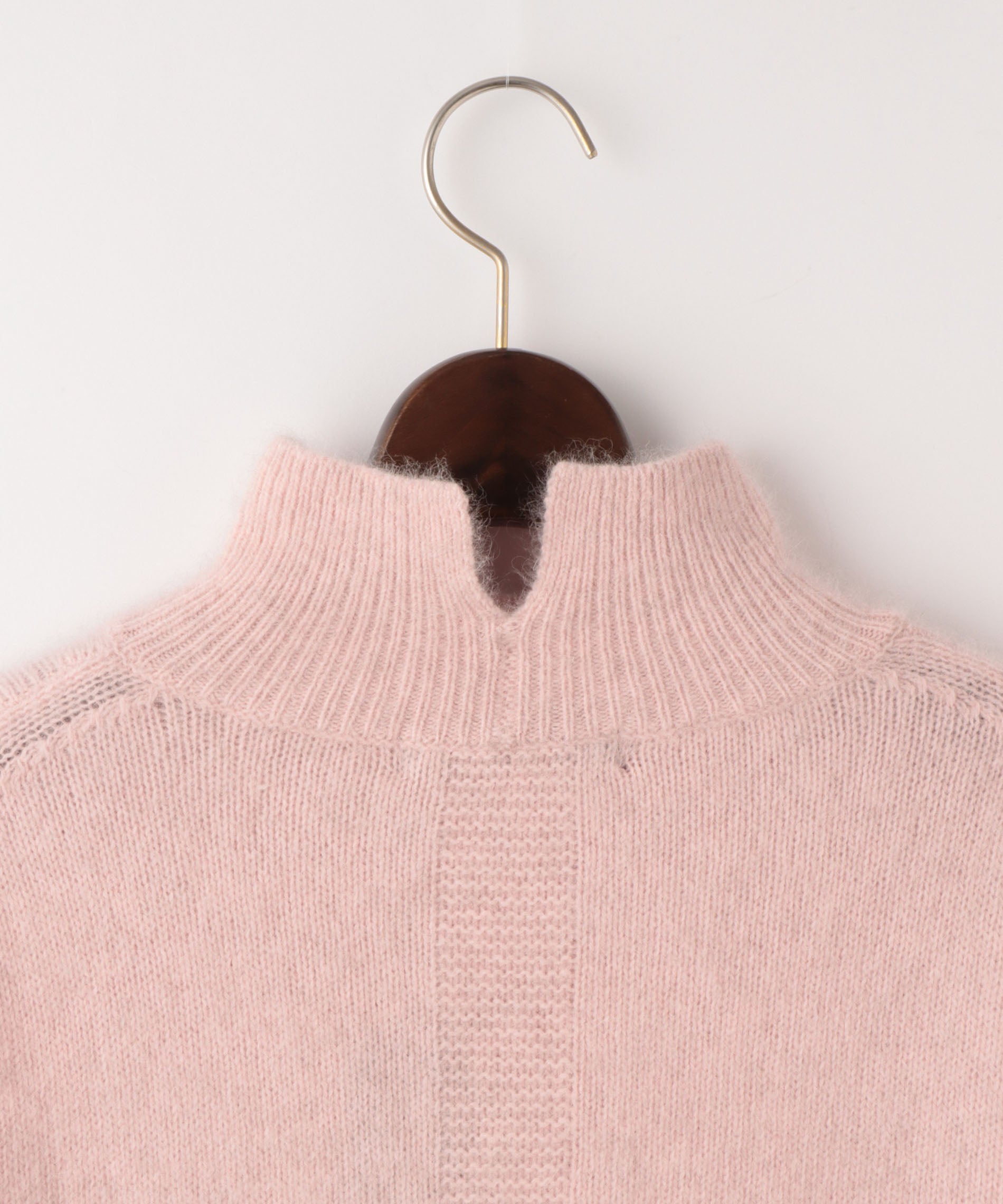 FOX混スタンドネックニット – FACE SANS FARD