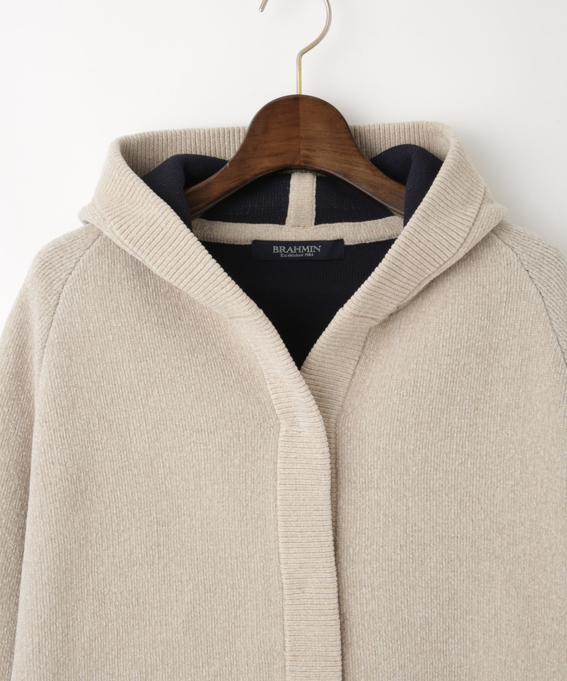 配色モールダブルフェイスニットパーカー – FACE SANS FARD