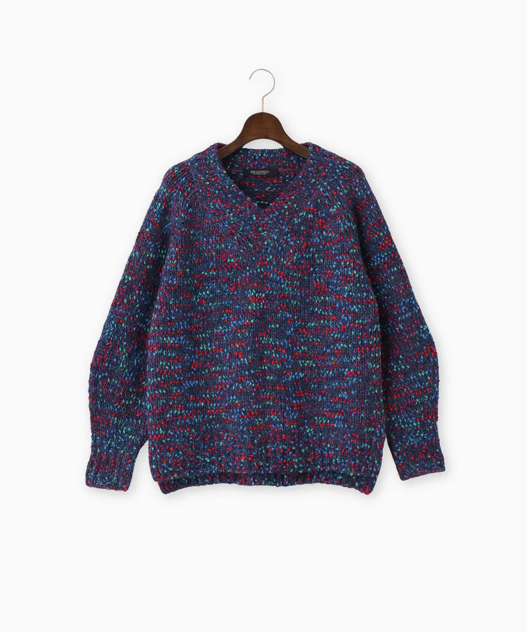 カラーネップニット