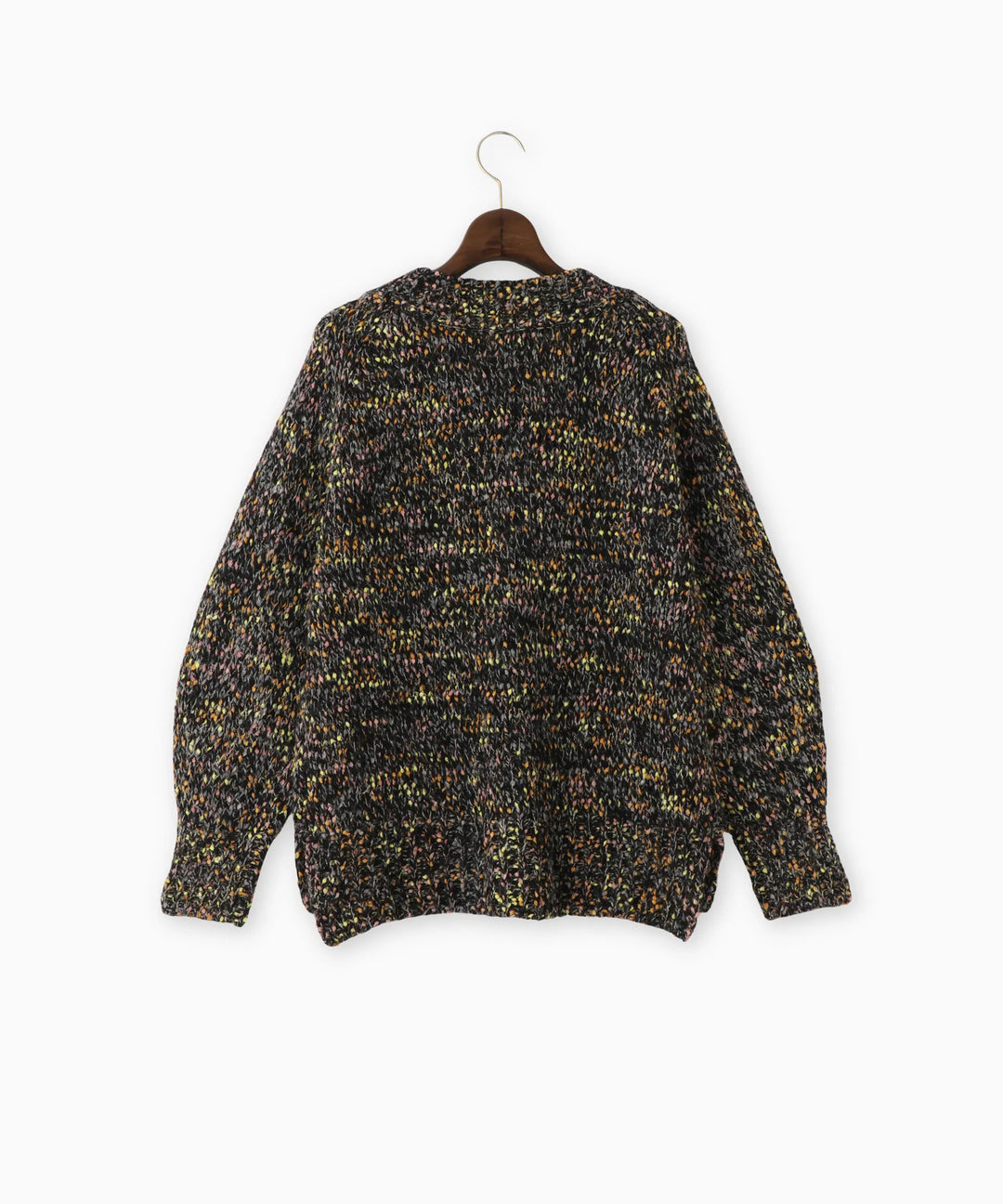 カラーネップニット