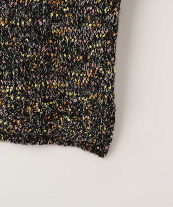 カラーネップニット