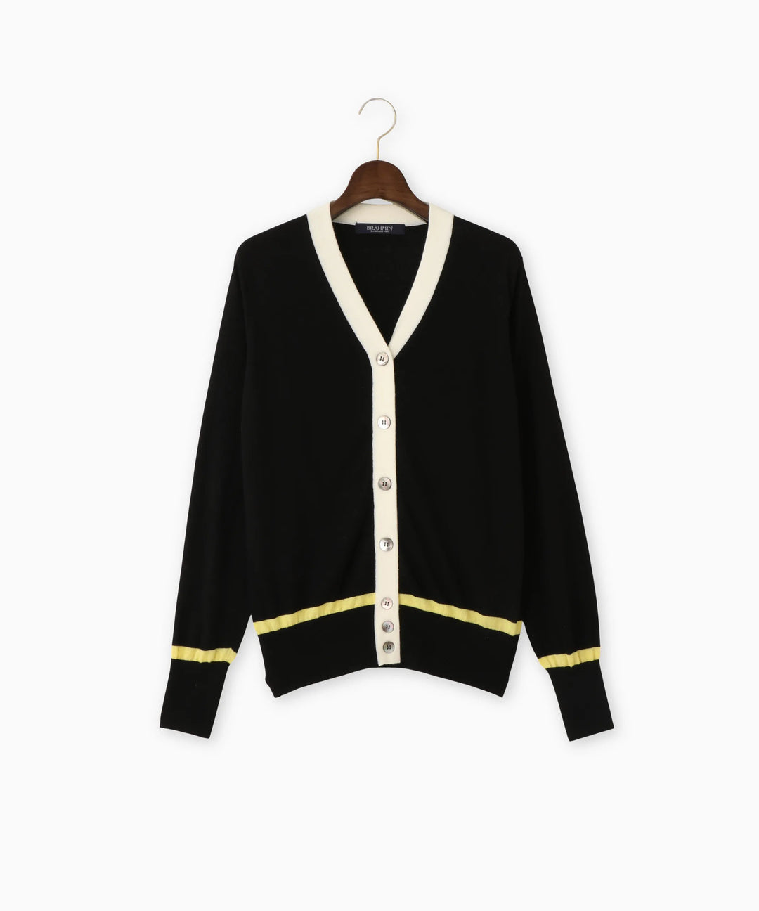 Vネックカラーニットカーディガン