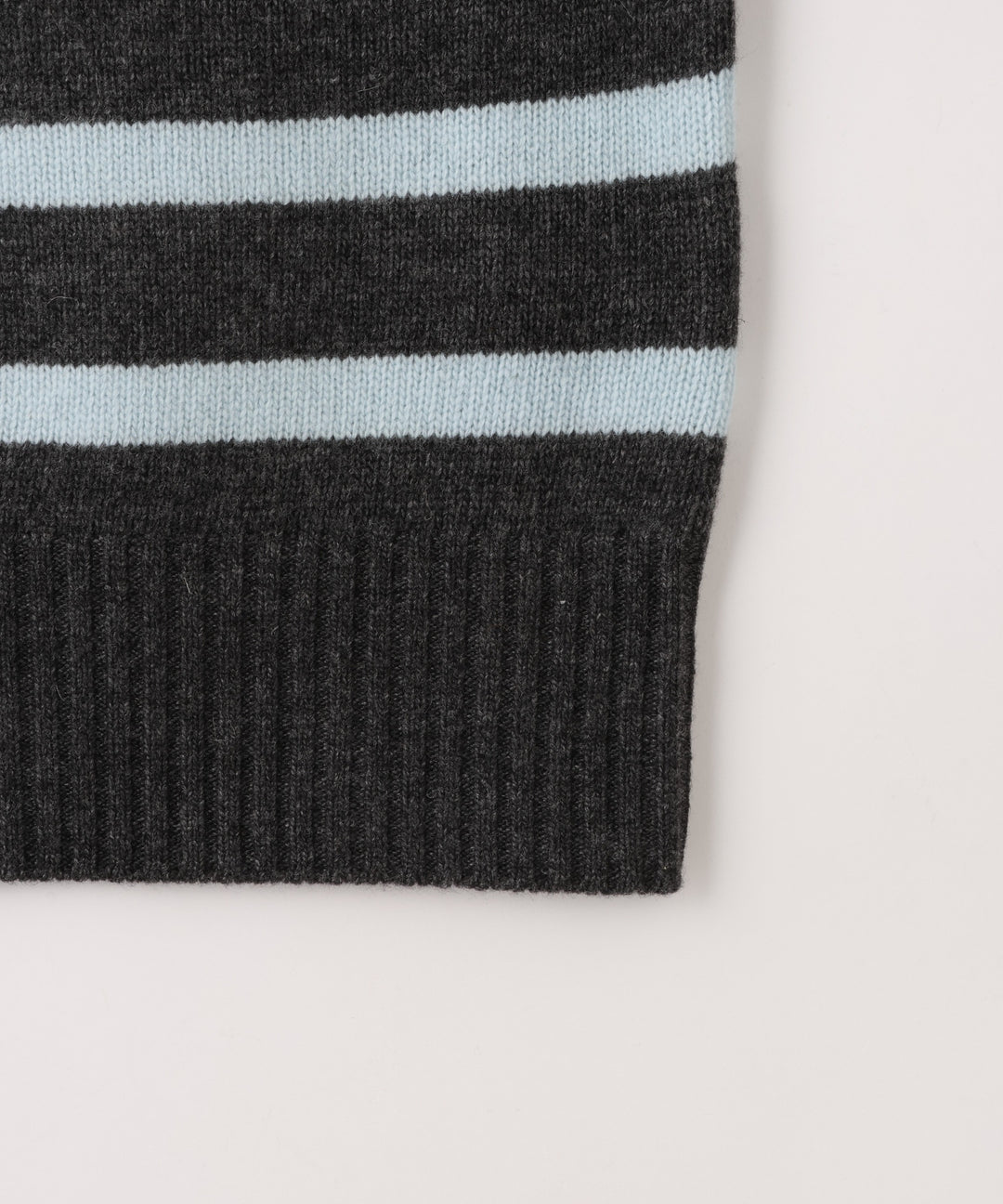 ボーダーミックスショートニット