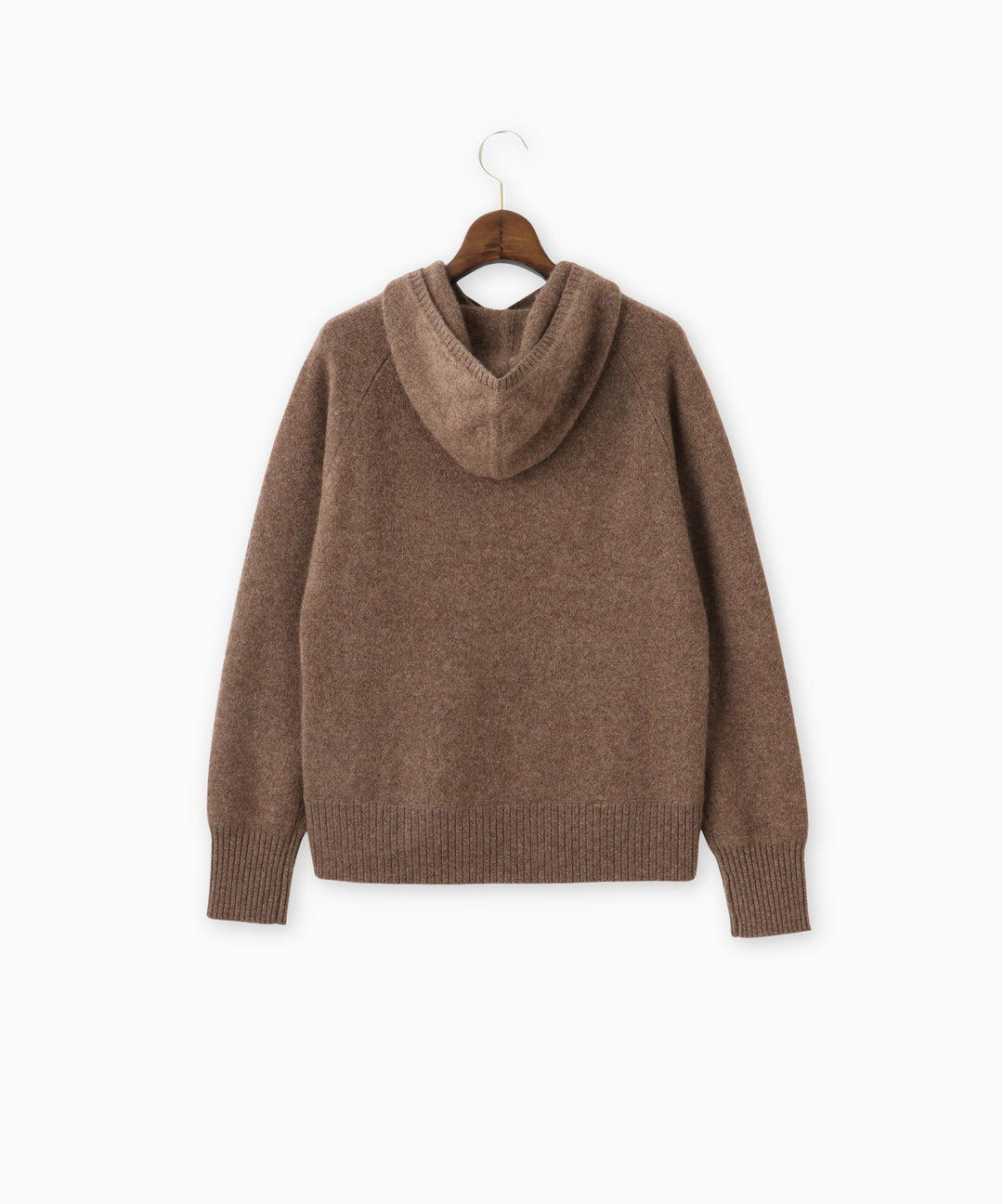 フード付きヤクニット