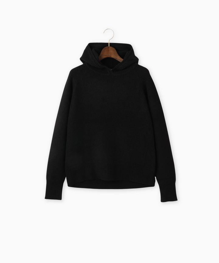 フード付きヤクニット