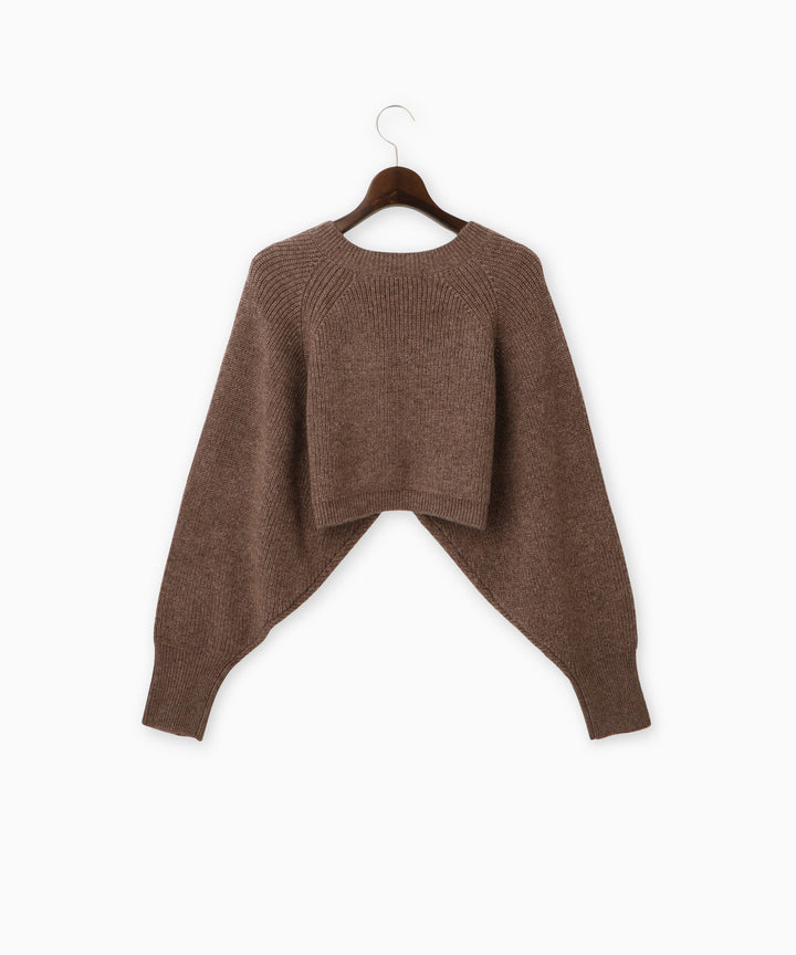 ウール混ボレロ