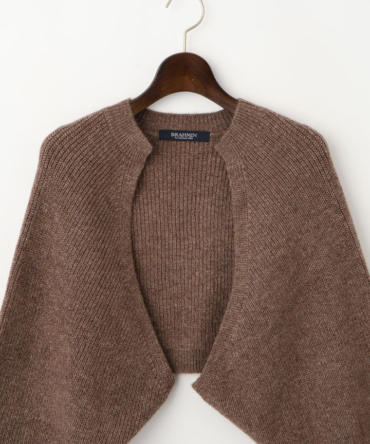 ウール混ボレロ