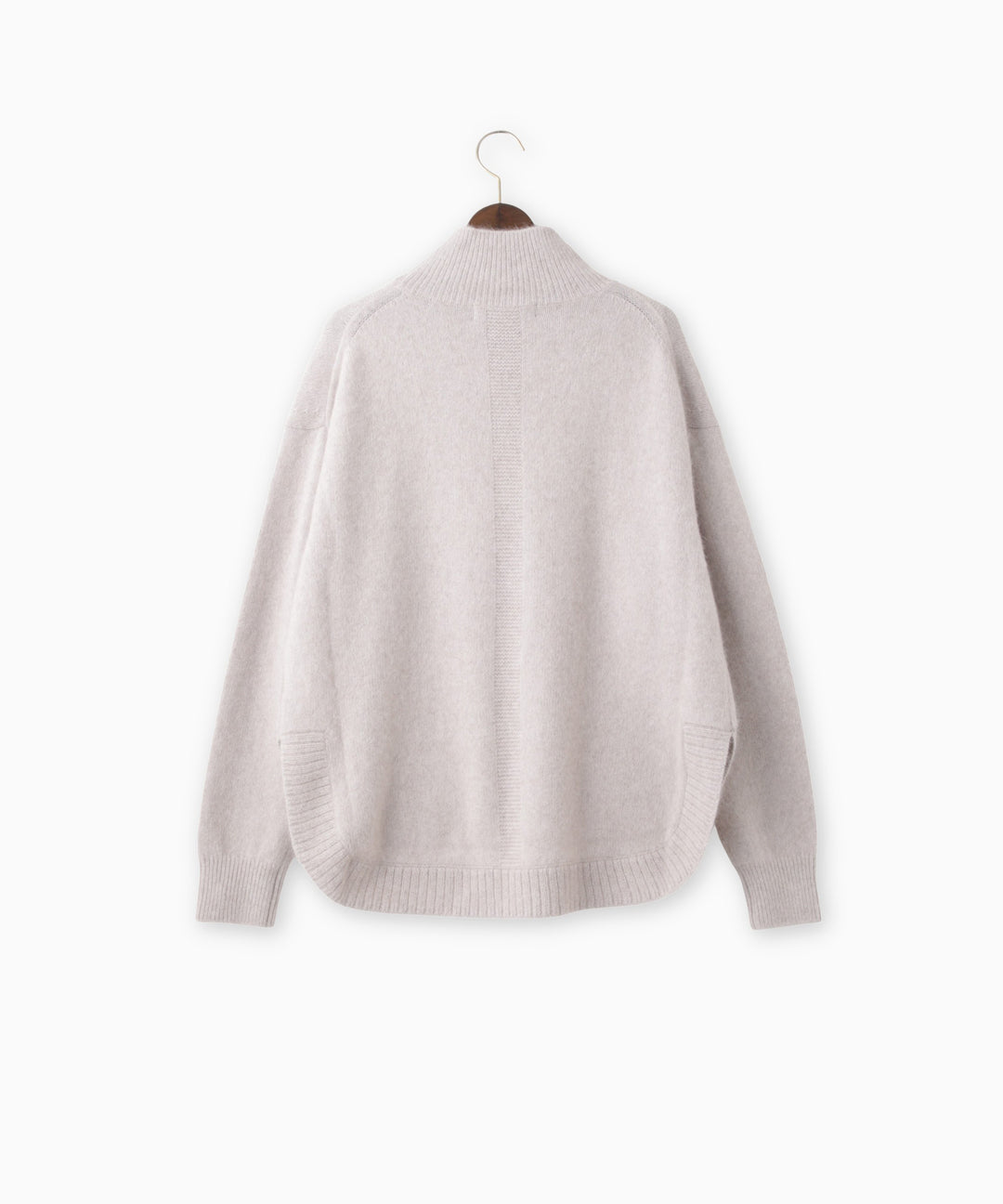 FOX混ラウンドヘムニットプルオーバー