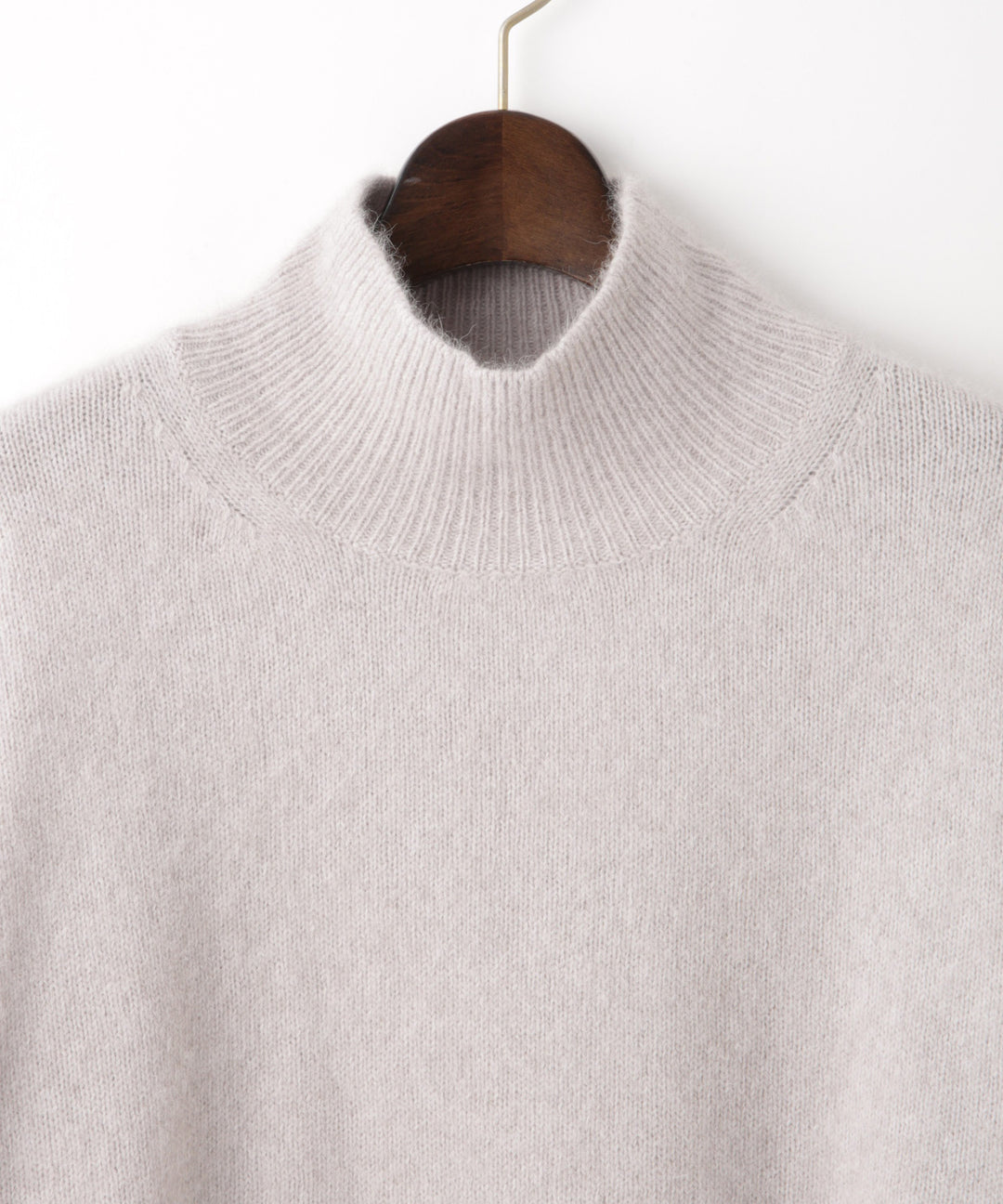 FOX混ラウンドヘムニットプルオーバー