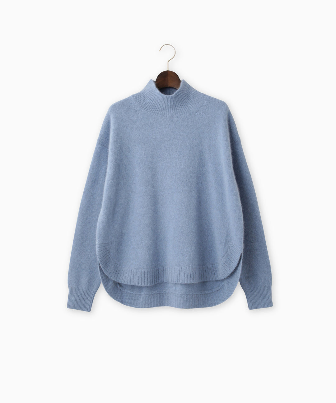 FOX混ラウンドヘムニットプルオーバー