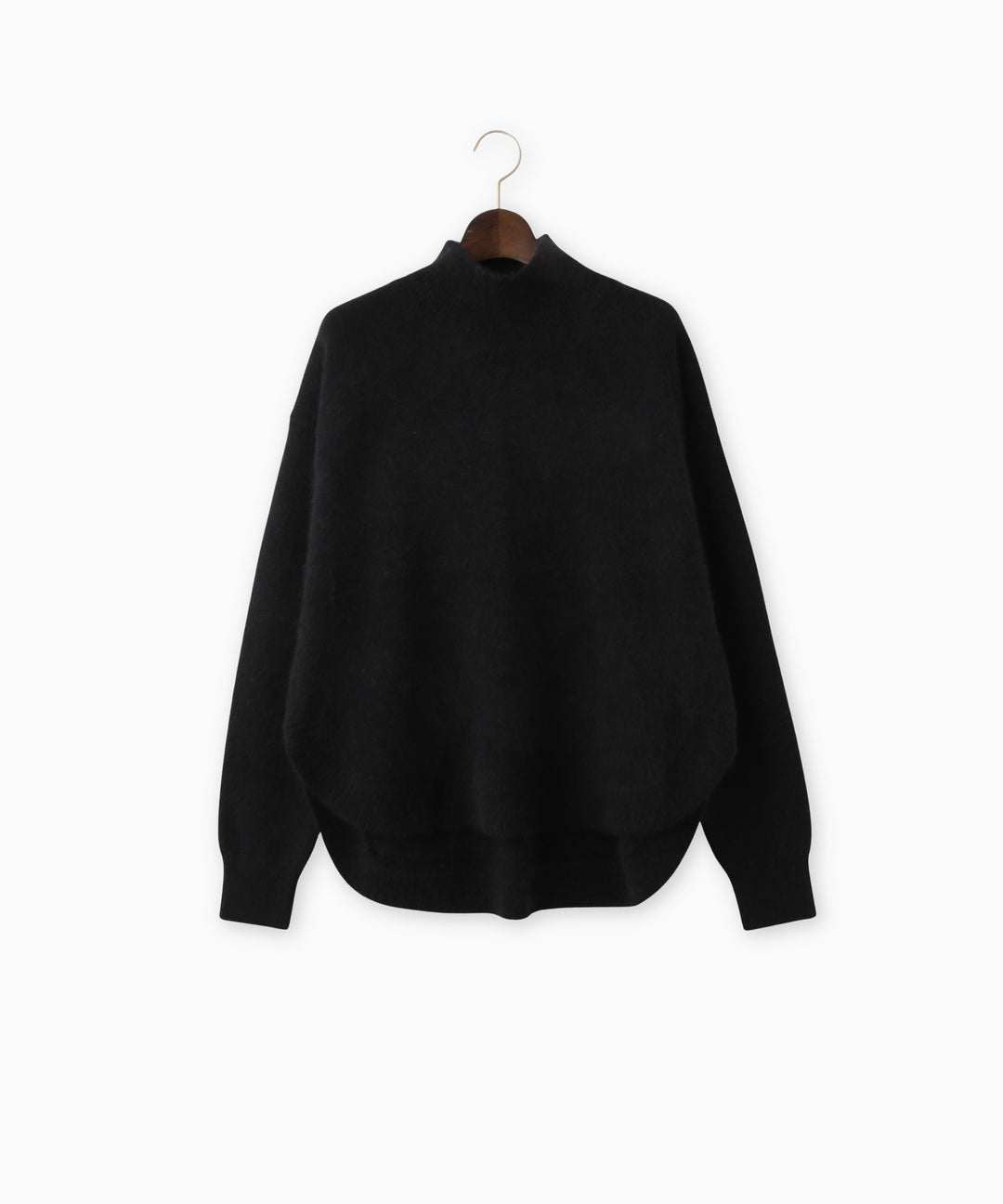 FOX混ラウンドヘムニットプルオーバー