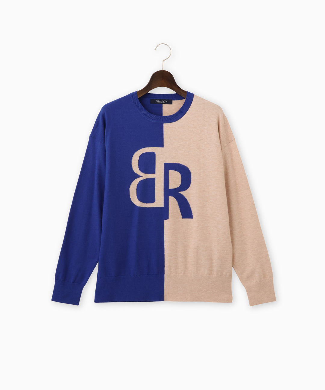 BRロゴインターシャニットプルオーバー