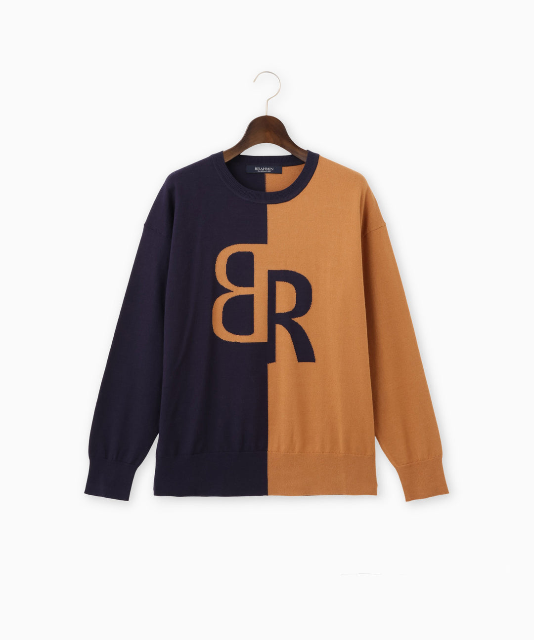 BRロゴインターシャニットプルオーバー