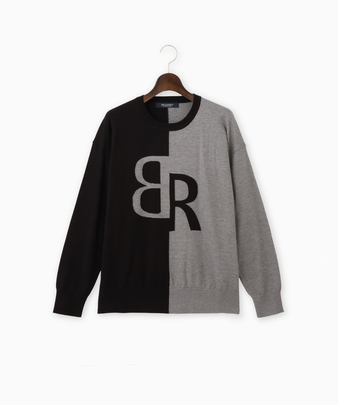 BRロゴインターシャニットプルオーバー
