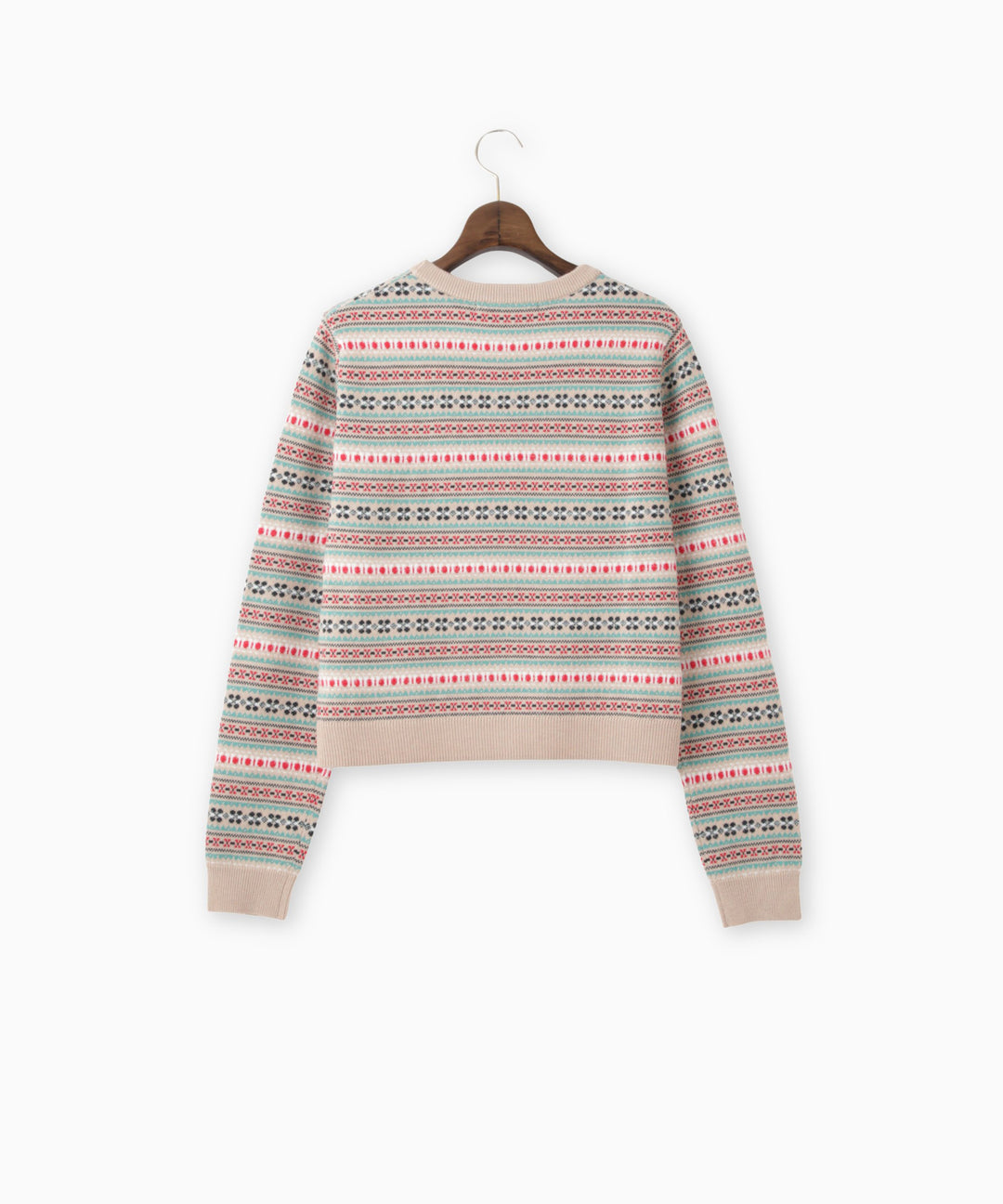 ポップカラーフェアアイルショートニット