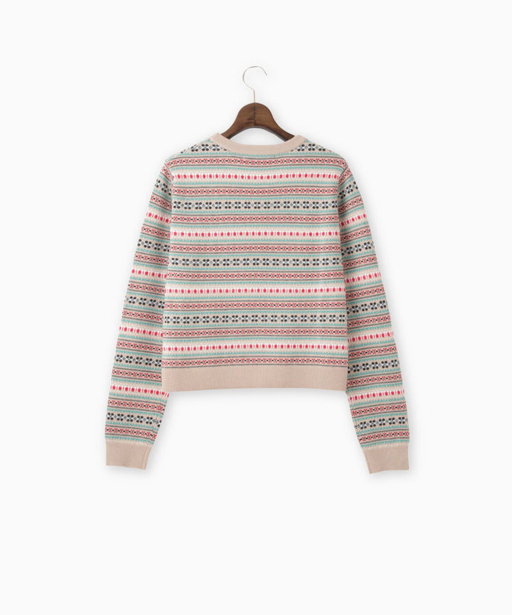 ポップカラーフェアアイルショートニット