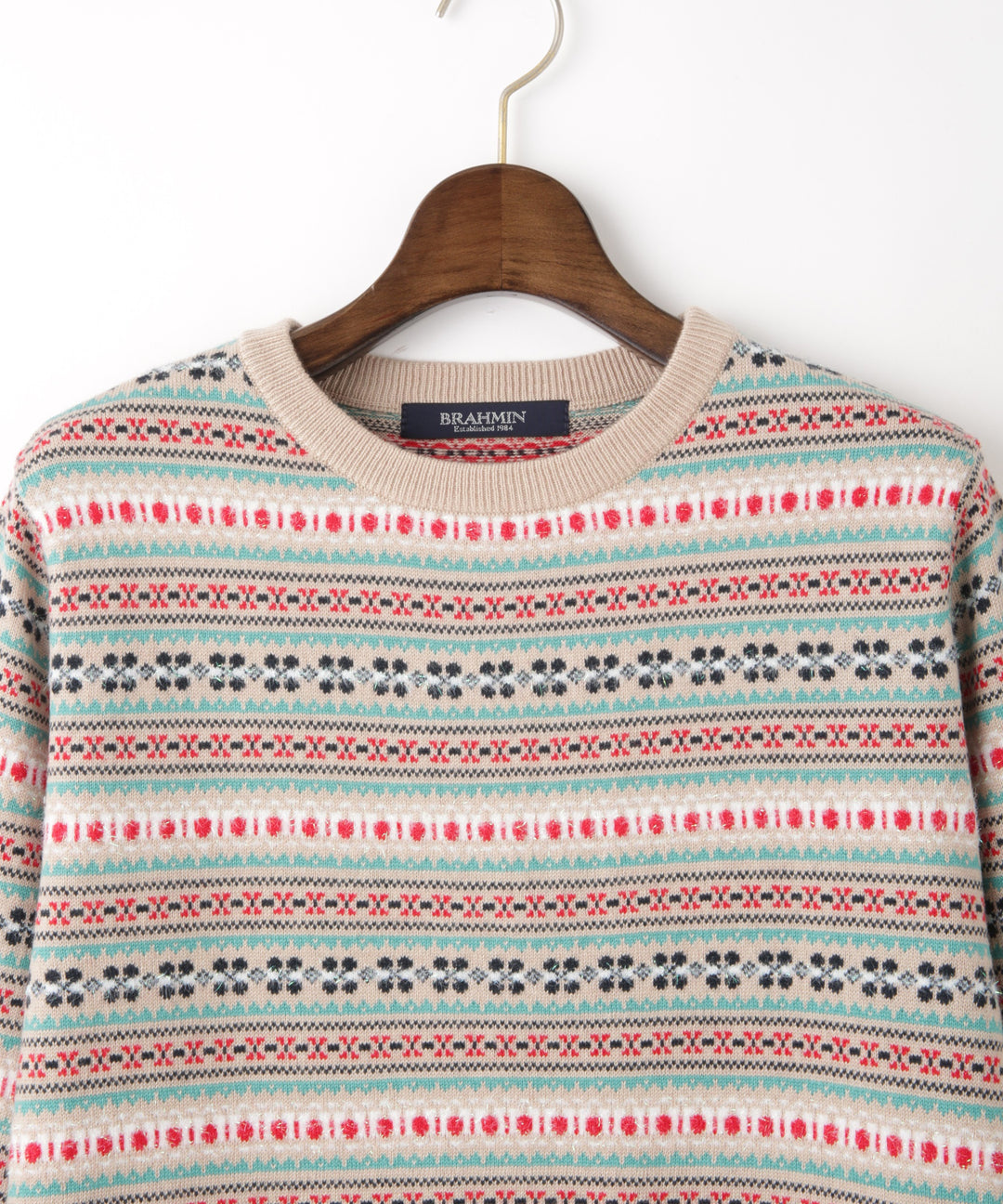 ポップカラーフェアアイルショートニット