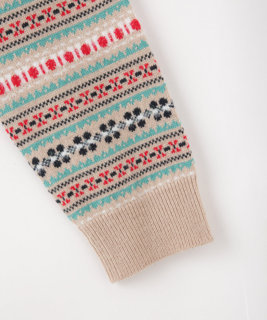 ポップカラーフェアアイルショートニット