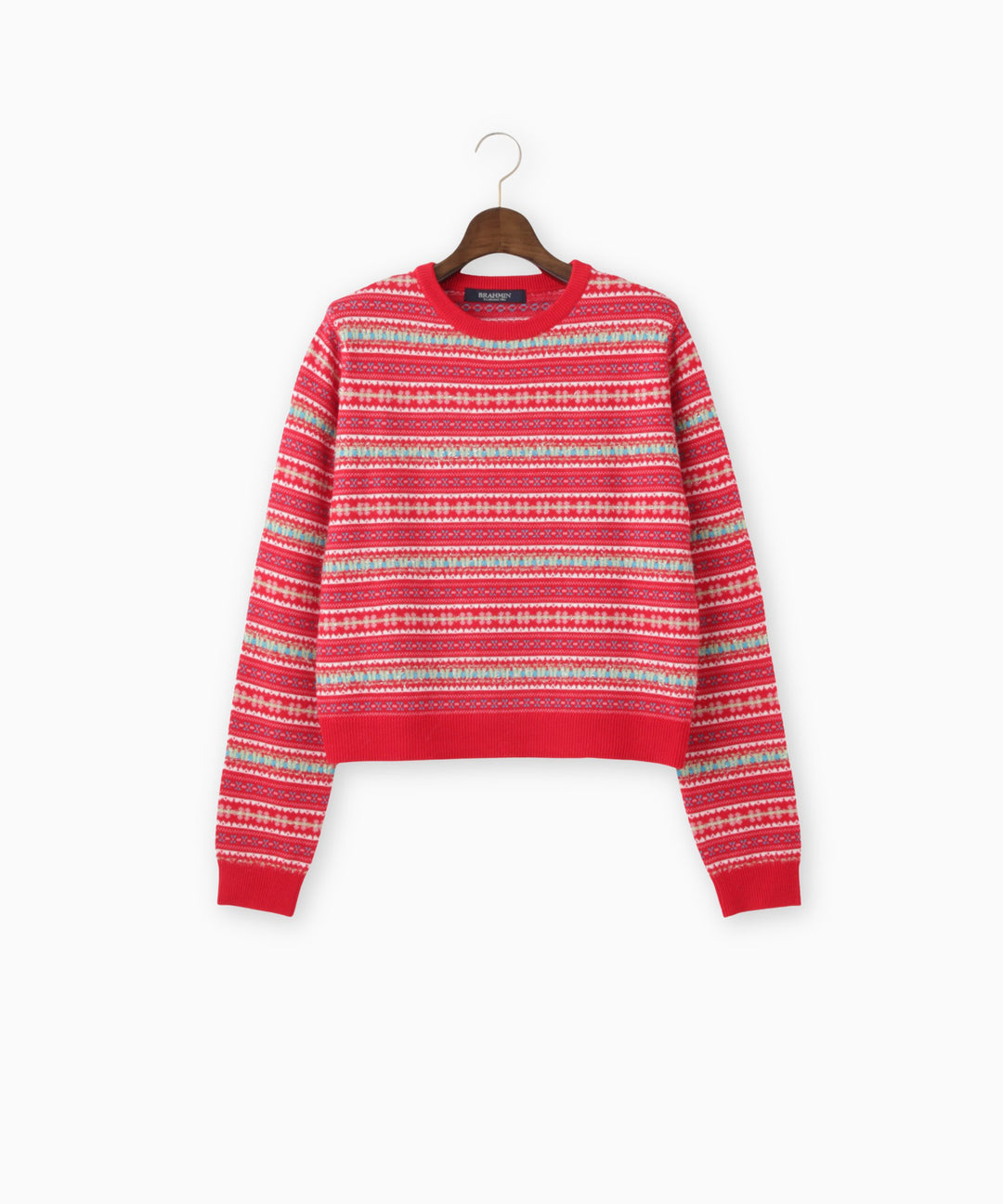 ポップカラーフェアアイルショートニット