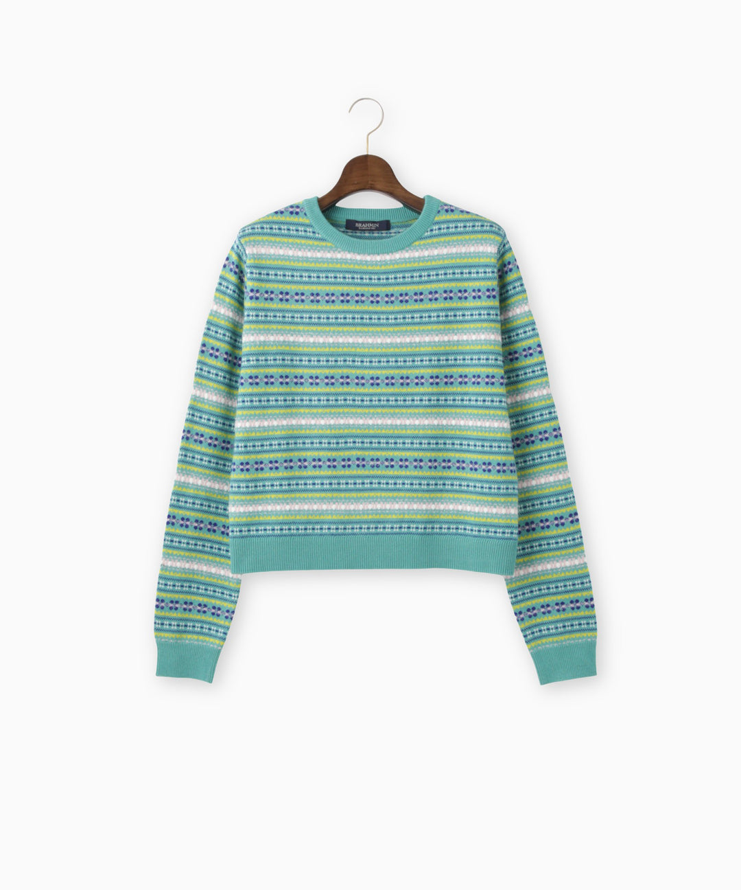 ポップカラーフェアアイルショートニット