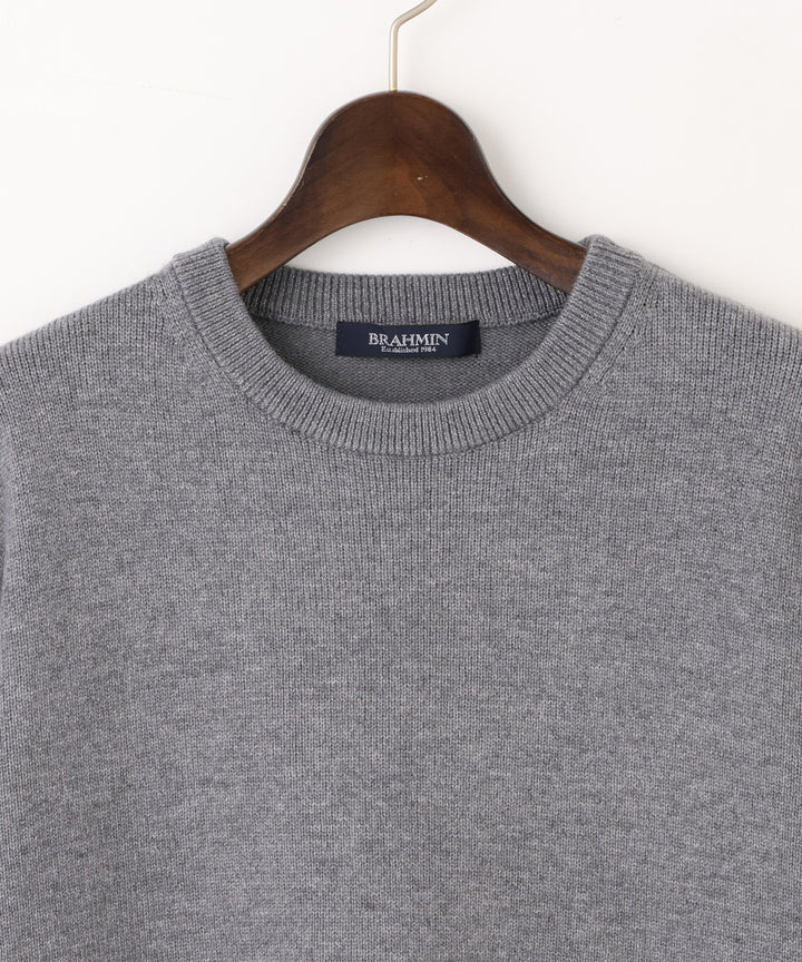 袖ファーベーシックニット