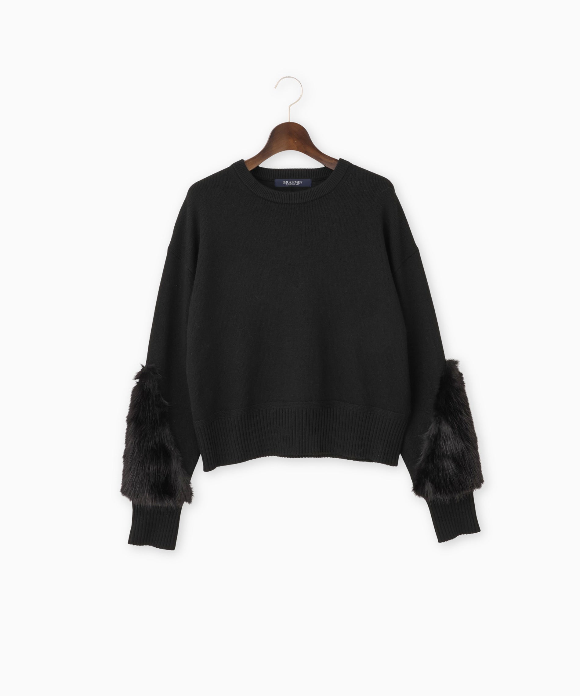 袖ファーベーシックニット – FACE SANS FARD