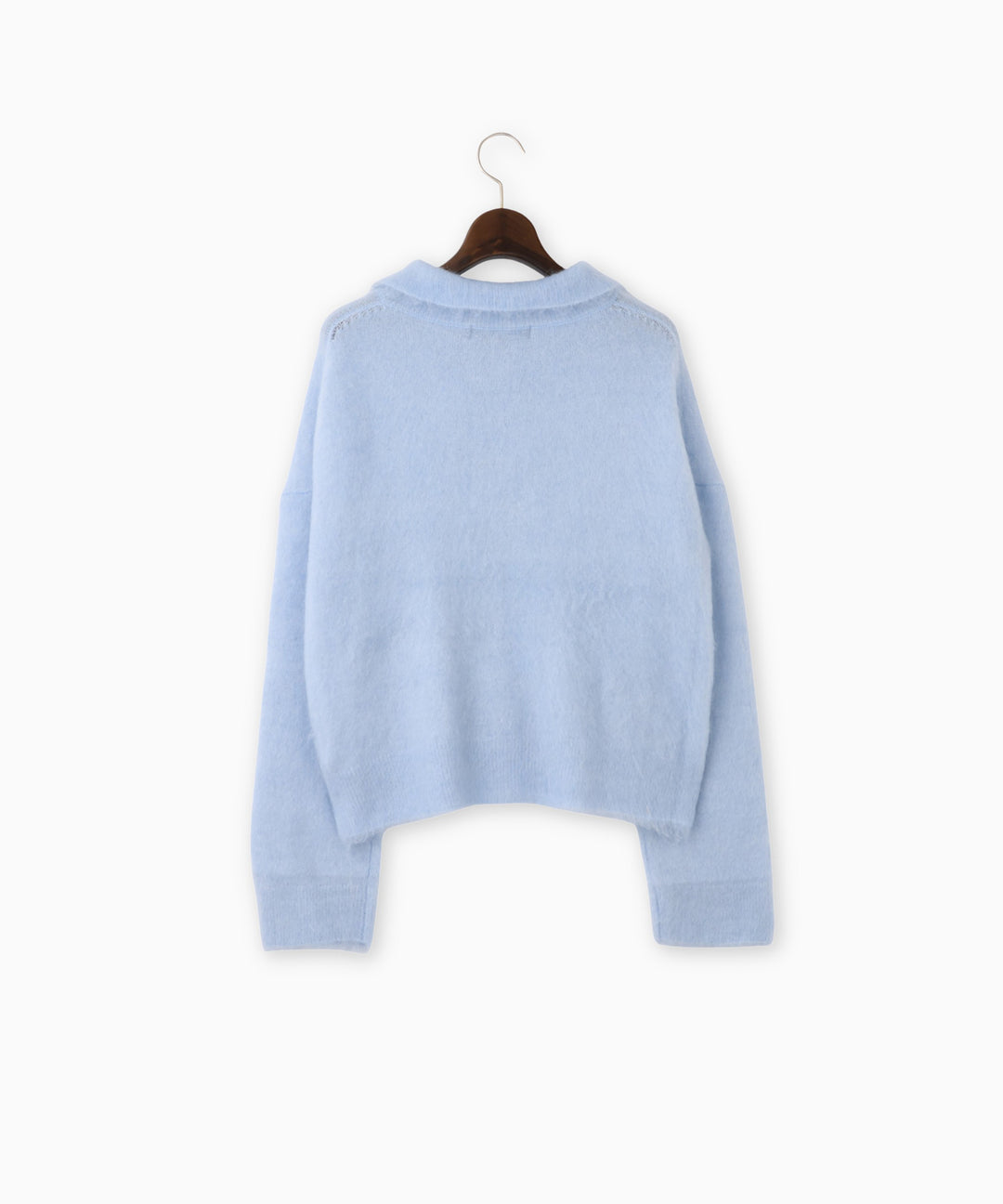 襟付きリラックスプルオーバー