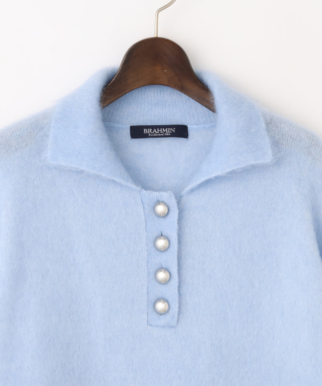 襟付きリラックスプルオーバー