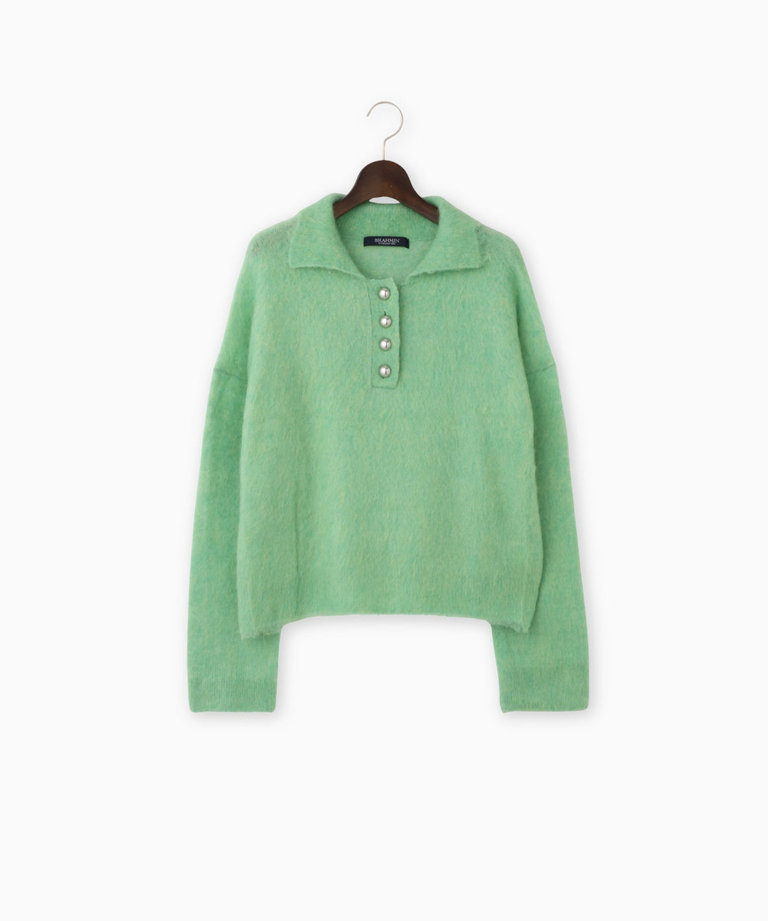 襟付きリラックスプルオーバー