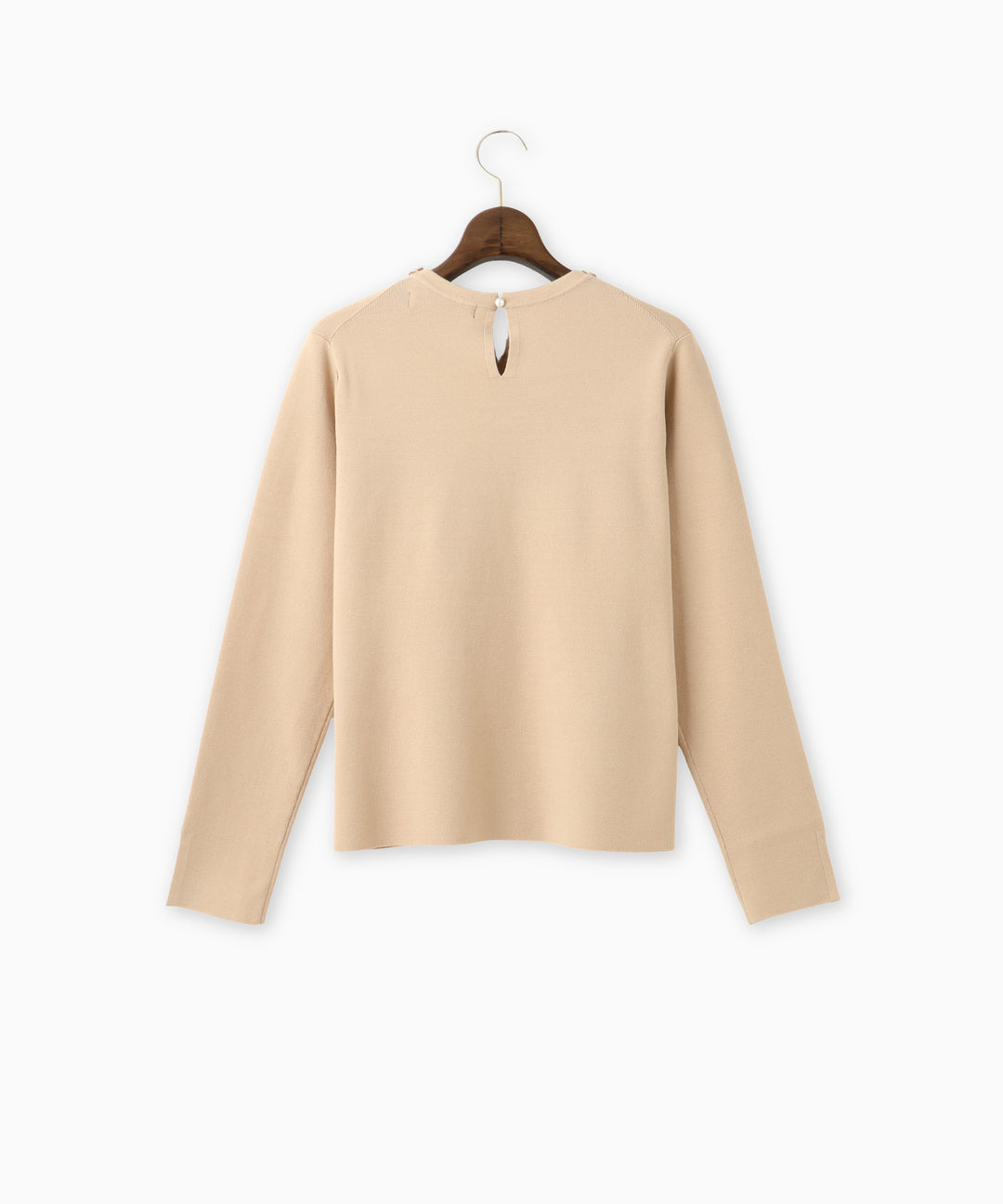 パールネックニットトップス