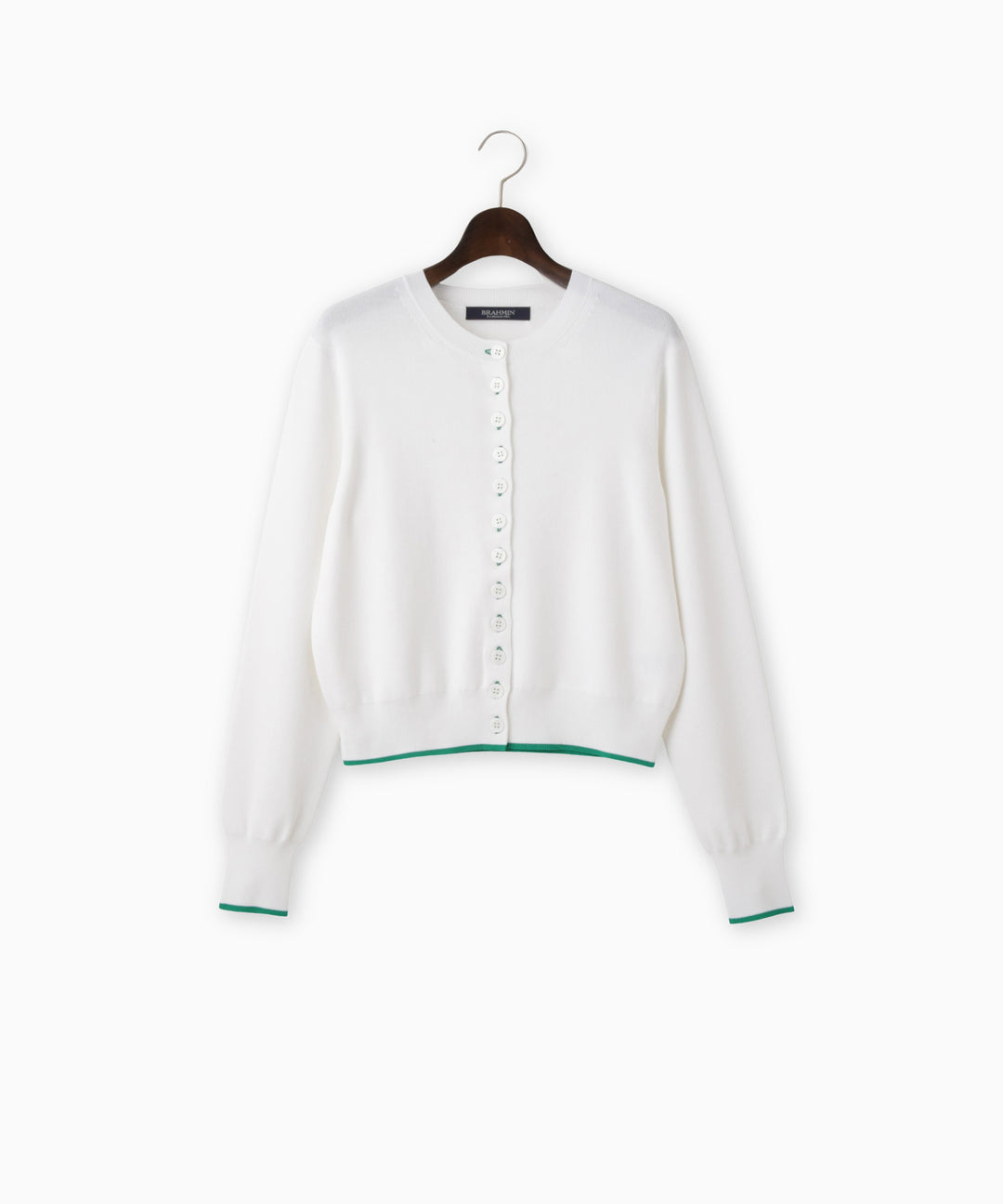 配色ニットカーディガン