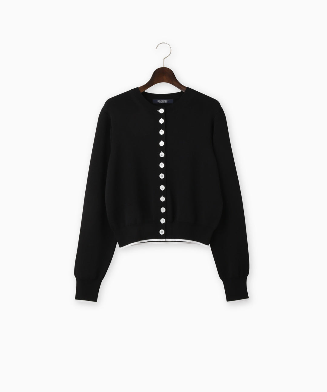 配色ニットカーディガン